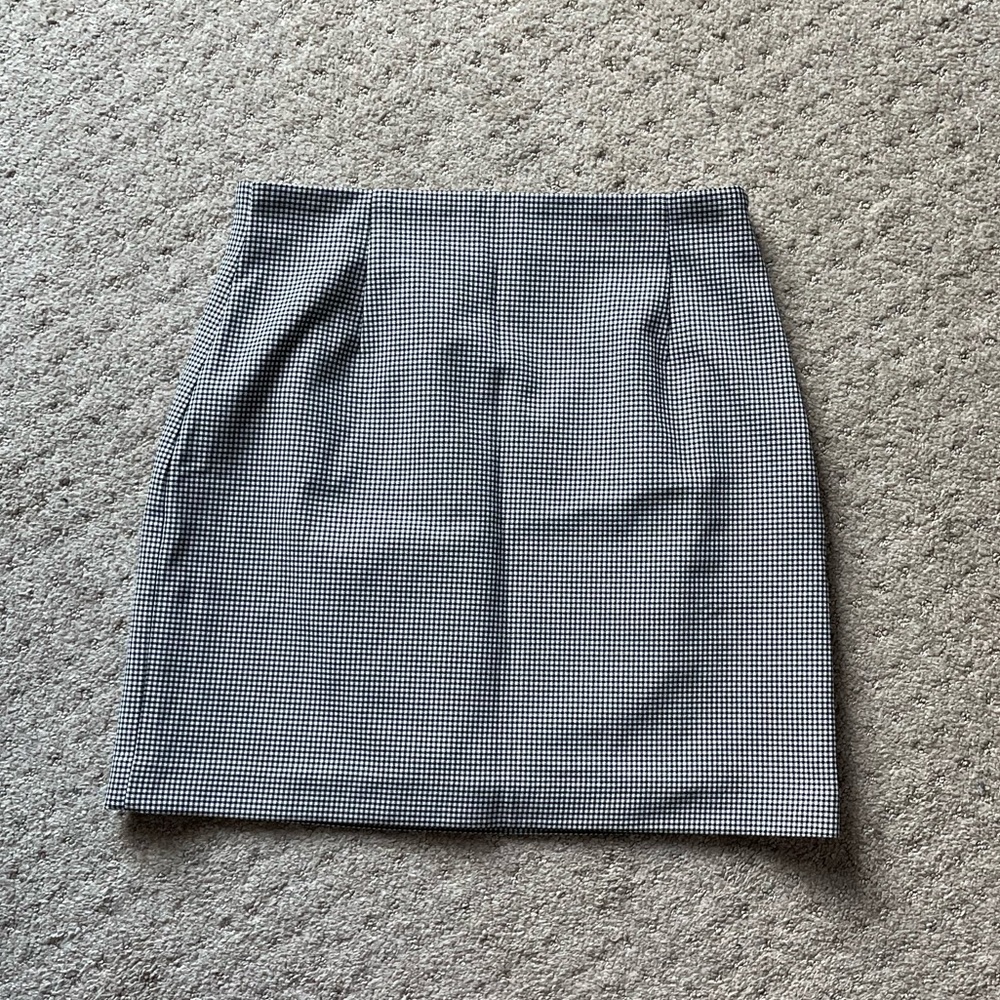 H&M plaid mini skirt